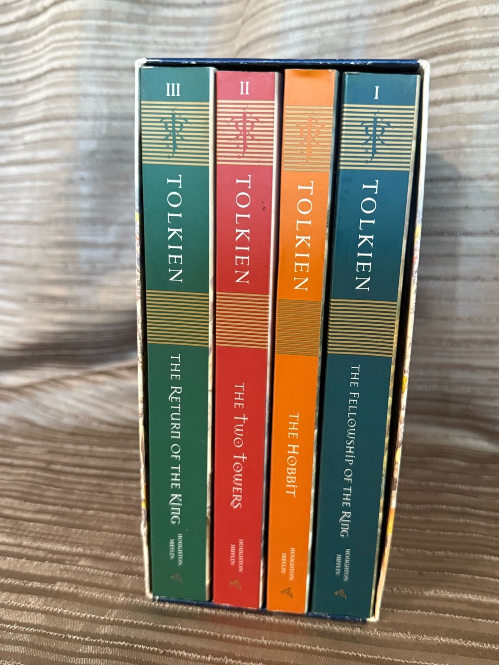 J.R.R. Tolkien Box Set includes The Hobbit, and The Lord of the Rings PB books